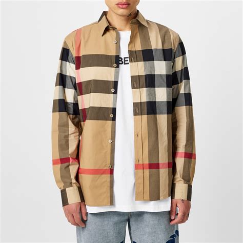 burberry men long sleeve shirt